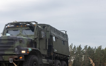 U.S. Marines Conduct Convoy Operations in Finland