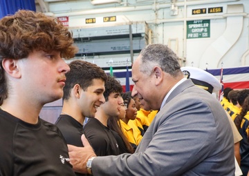 SECNAV swears in Future Sailors and Marines