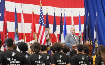 SECNAV swears in Future Sailors and Marines