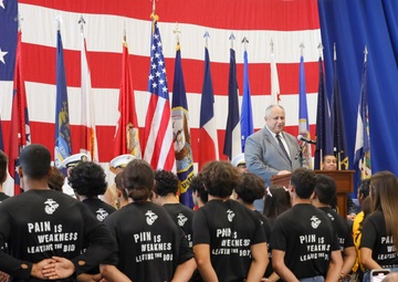 SECNAV swears in Future Sailors and Marines