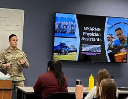 New York Army National Guard physcians asisstant speaks about PA opportunities in the Army Guard