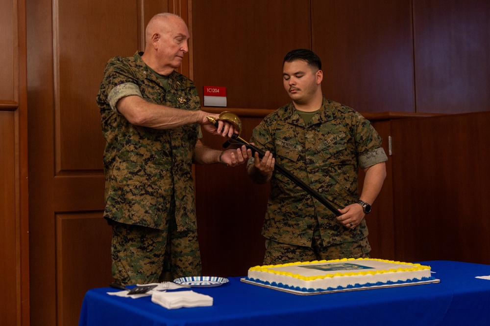 MARFORRES Marines and Sailors celebrate U.S. Navy's 249th Birthday