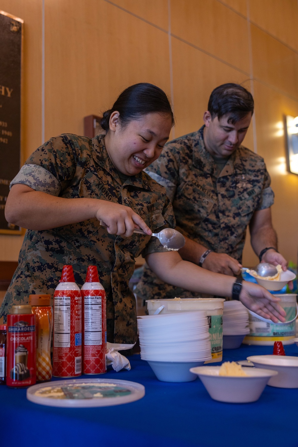 MARFORRES Marines and Sailors celebrate U.S. Navy's 249th Birthday