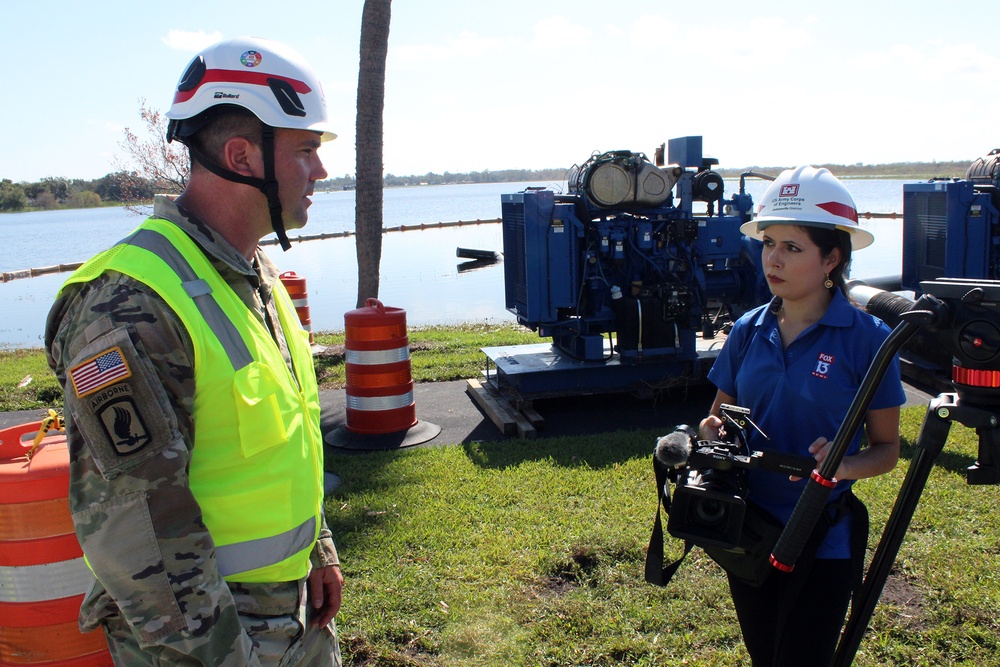 USACE sends water pumps to bring flood relief to Lake Bonny residents