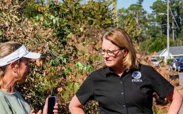 FEMA Administrator Criswell visits hurricane survivors in Augusta, GA