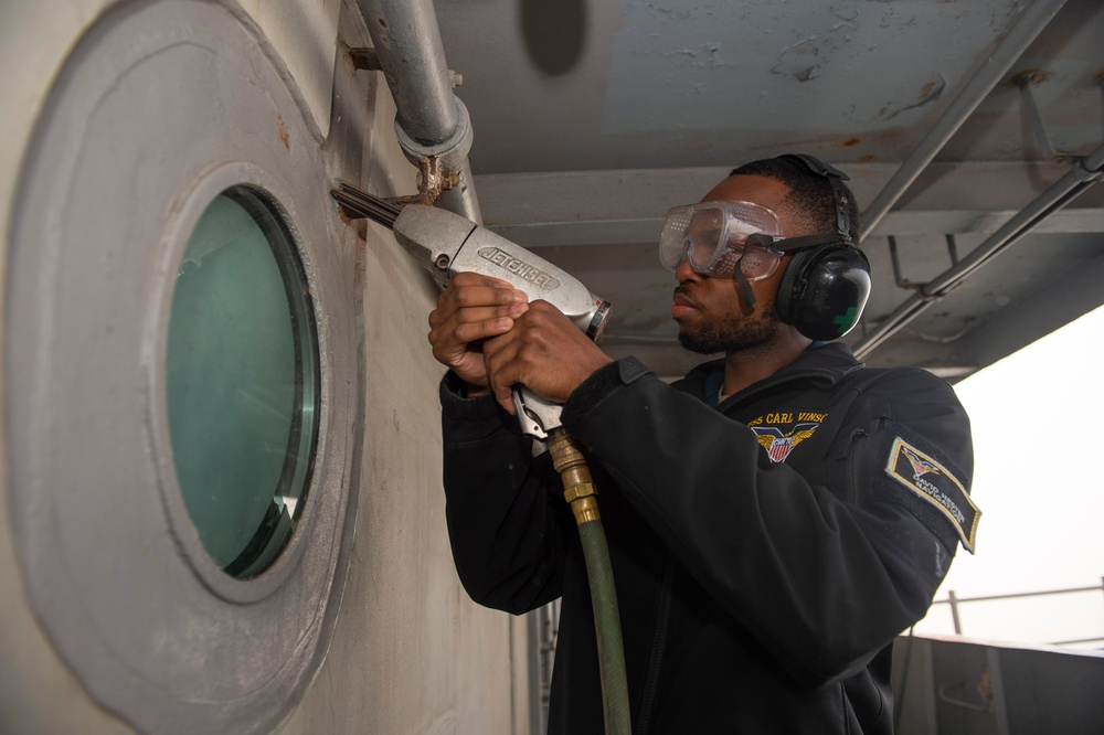 Daily Operations Aboard USS Carl Vinson