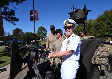 U.S. Navy VADM and SWCC visit Mississippi State University