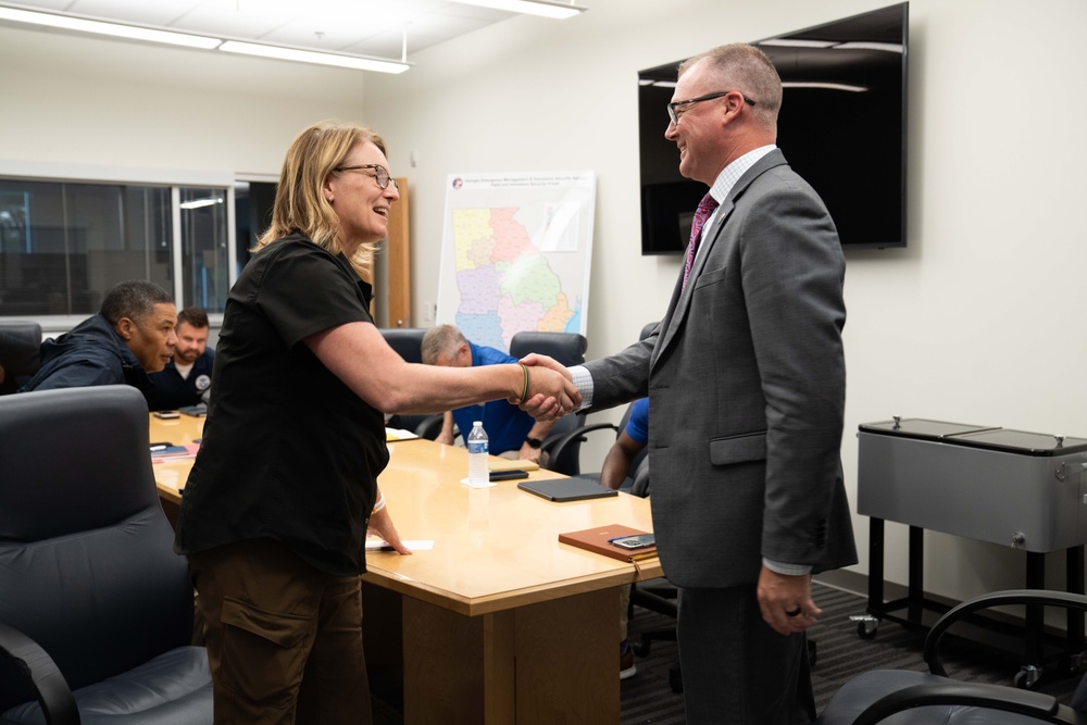 FEMA Administrator Meets with Staff of the Georgia Emergency Management Agency