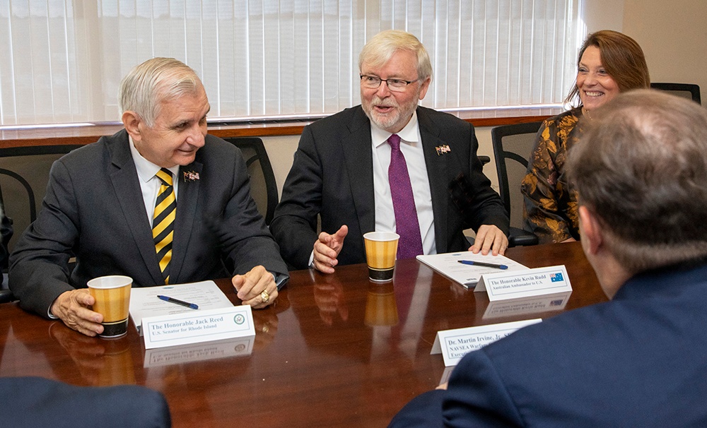 NUWC Division Newport hosts Australian ambassador, US Sen. Jack Reed for tours, discussions on Oct. 16