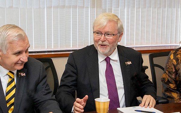 NUWC Division Newport hosts Australian ambassador, US Sen. Jack Reed for tours, discussions on Oct. 16