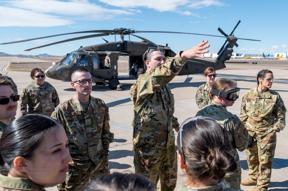 Airmen, Soldiers Team Up: Strengthen Joint Interoperability with UH-60 Training