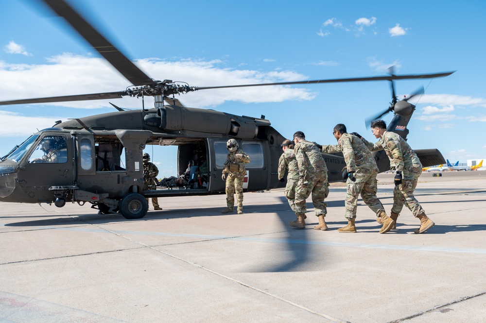 Airmen, Soldiers Team Up: Strengthen Joint Interoperability with UH-60 Training