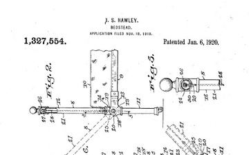 Fort McCoy ArtiFACT: B.S. Hawley bedstead patent