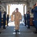 Rear Adm. Joseph Cahill visits USS Iwo Jima