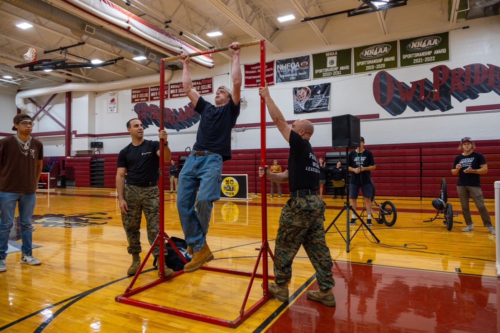 Marines at Timberlane No Hate Tour