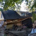 Severe Structural Damage in Old Fort After Hurricane Helene
