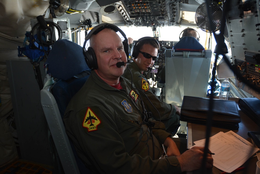 Tinker Honorary Commanders fly with the Okies