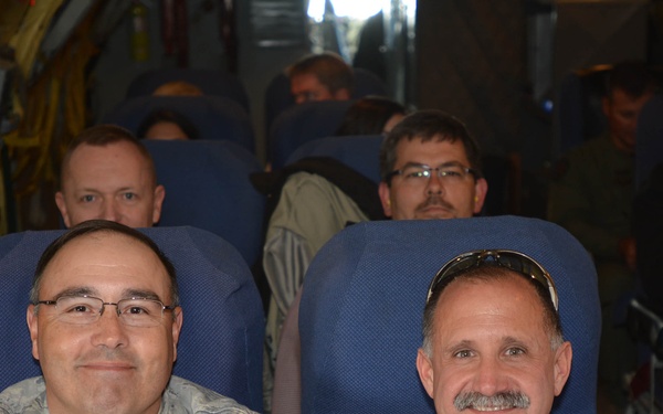 Tinker Honorary Commanders fly with the Okies