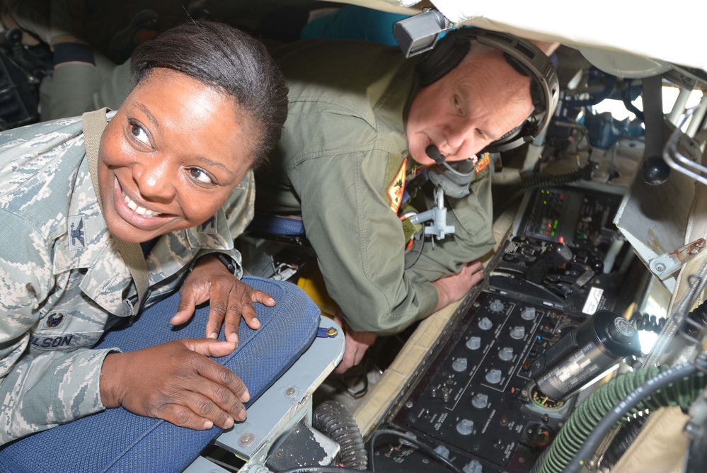 Tinker Honorary Commanders fly with the Okies