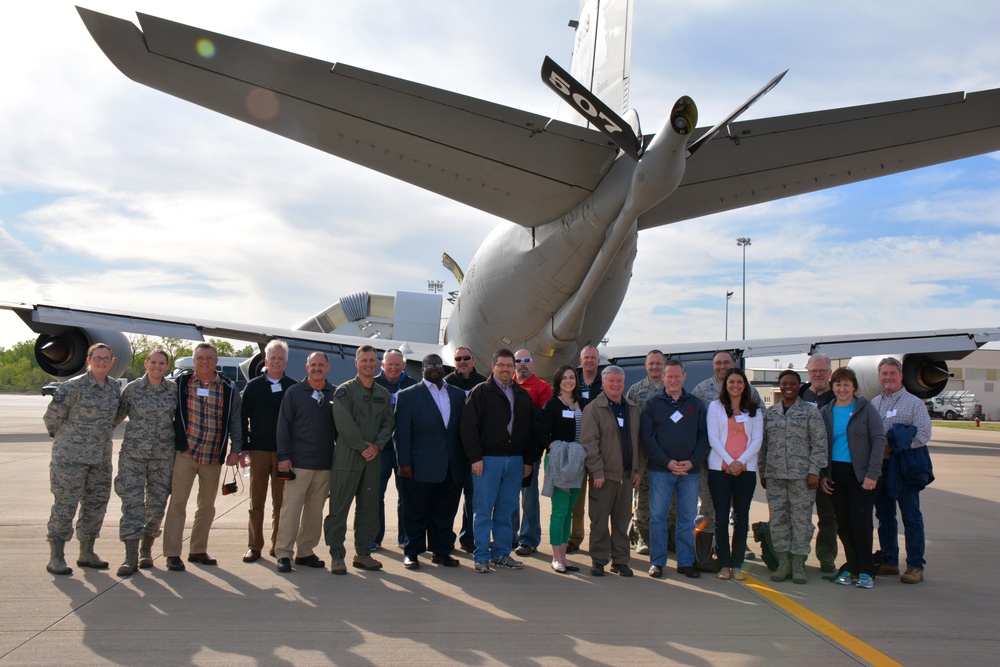 Tinker Honorary Commanders fly with the Okies