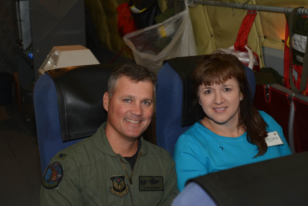 Tinker Honorary Commanders fly with the Okies