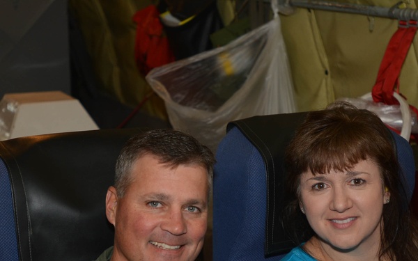 Tinker Honorary Commanders fly with the Okies