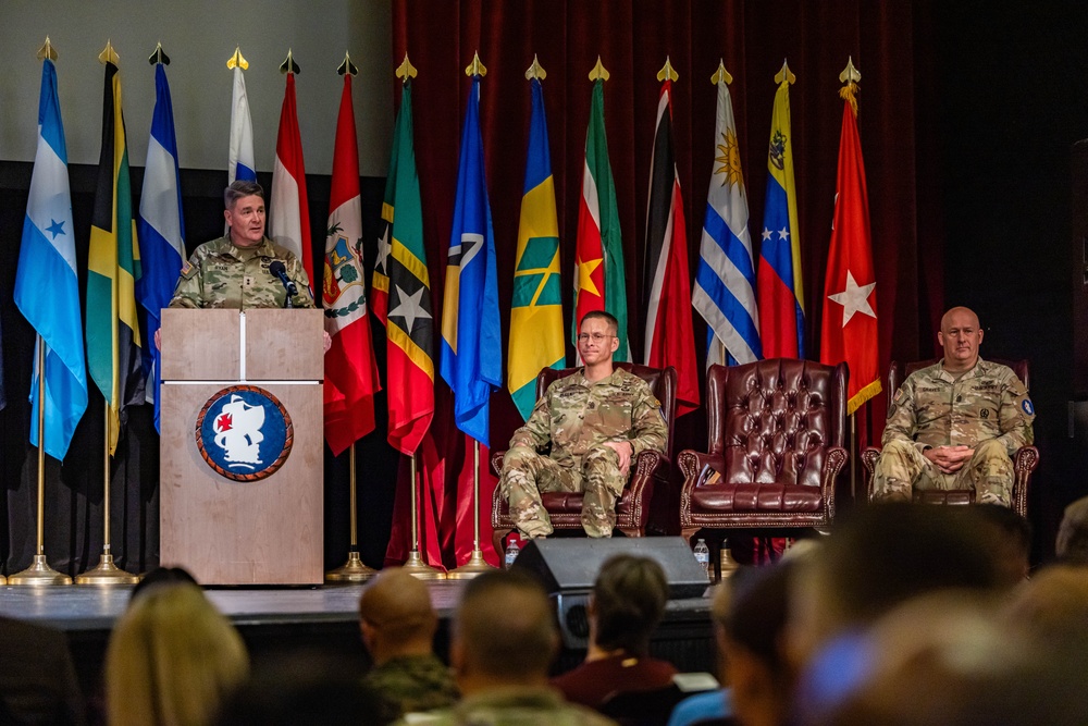 Army South Bids Farewell to Command Sgt. Maj. Graves and Welcomes Command Sgt. Maj. Olsen During Change of Responsibility Ceremony