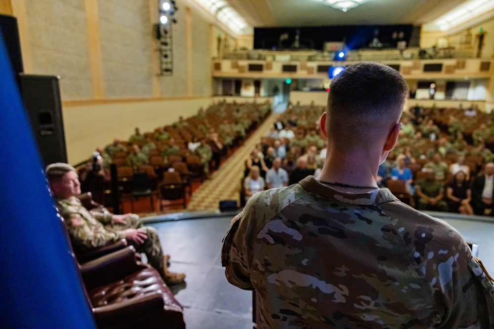 Army South Bids Farewell to Command Sgt. Maj. Graves and Welcomes Command Sgt. Maj. Olsen During Change of Responsibility Ceremony