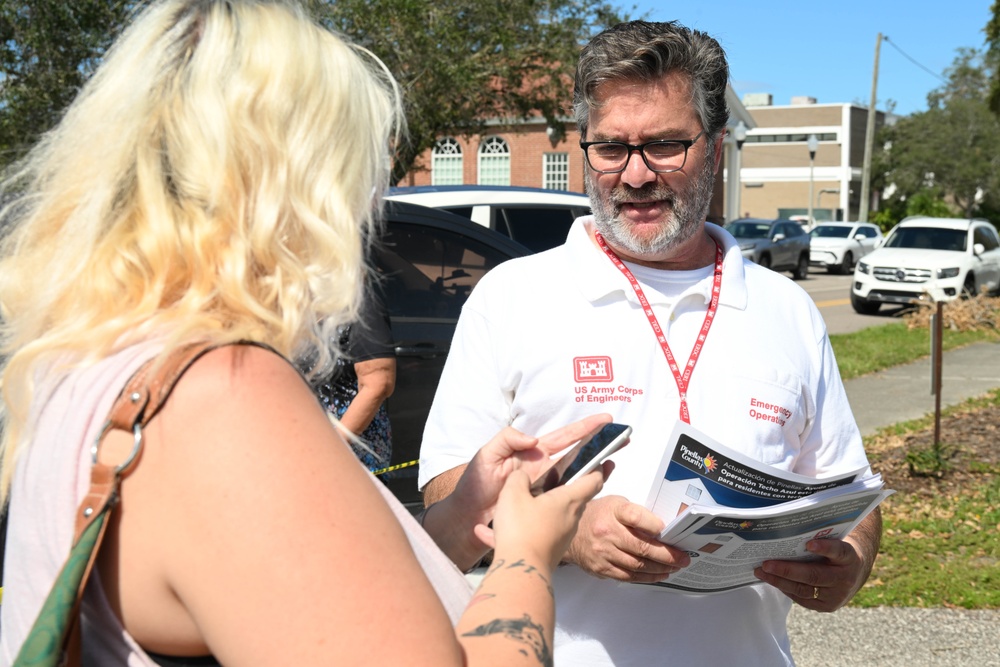 U.S. Army Corps Provides Assistance After Hurricane Milton