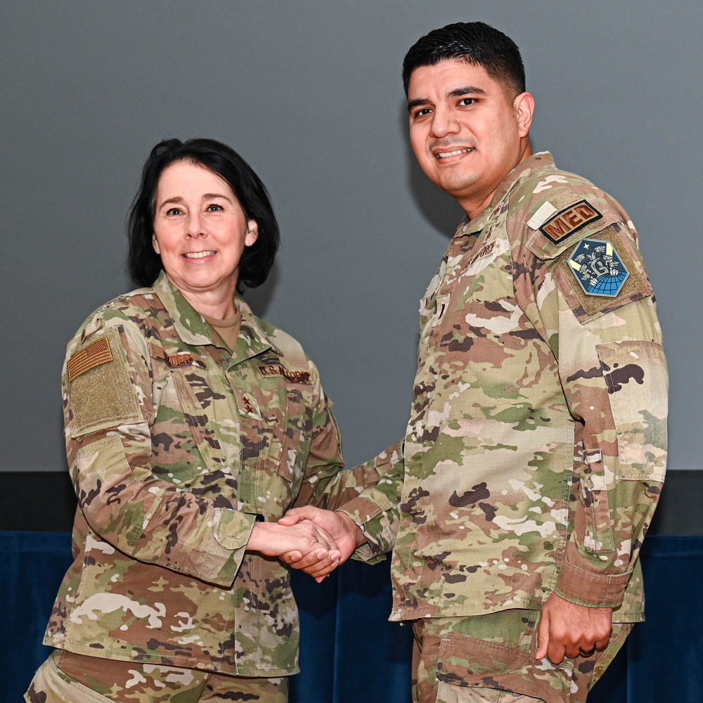 Maj. Gen. Jeannine Ryder and Chief Master Sgt. Jerry Dunn host Town Hall at Peterson SFB