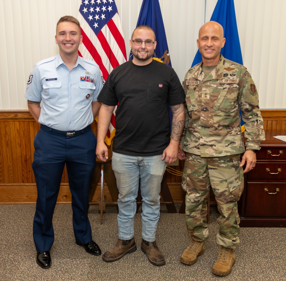 Pa. Department of Military and Veterans Affairs employee enlists in the Pa. Air National Guard
