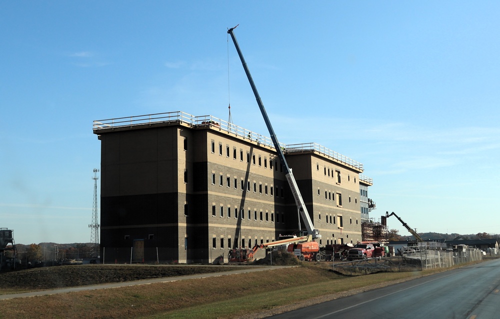 Fort McCoy’s fiscal year 2022-funded South Barracks Project surpasses 50 percent completion