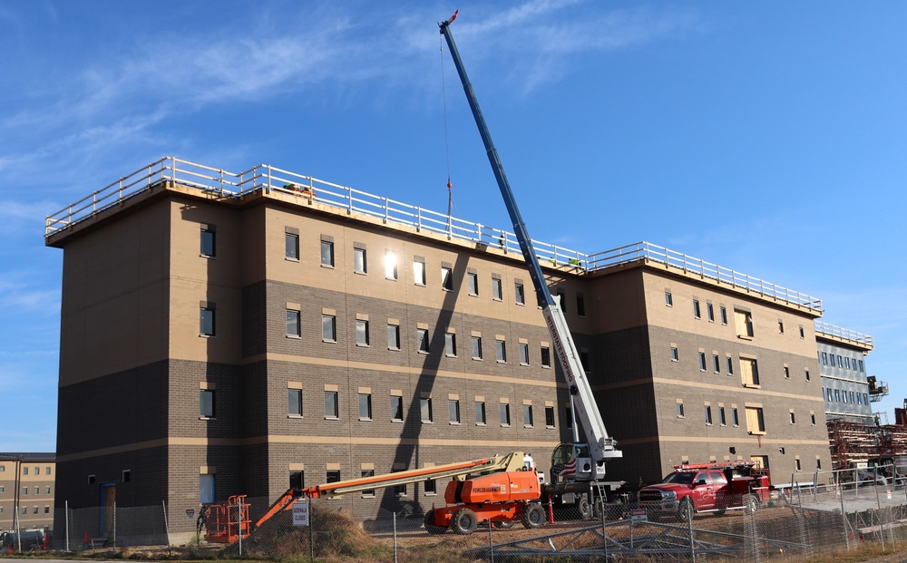 Fort McCoy’s fiscal year 2022-funded South Barracks Project surpasses 50 percent completion