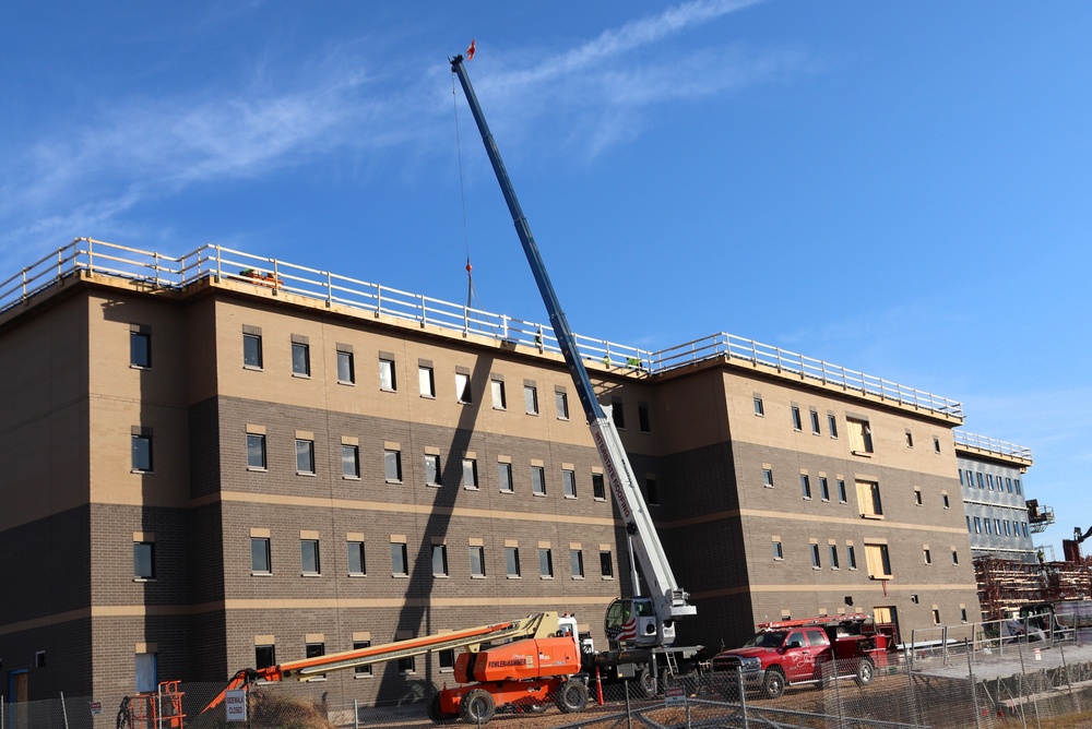 Fort McCoy’s fiscal year 2022-funded South Barracks Project surpasses 50 percent completion