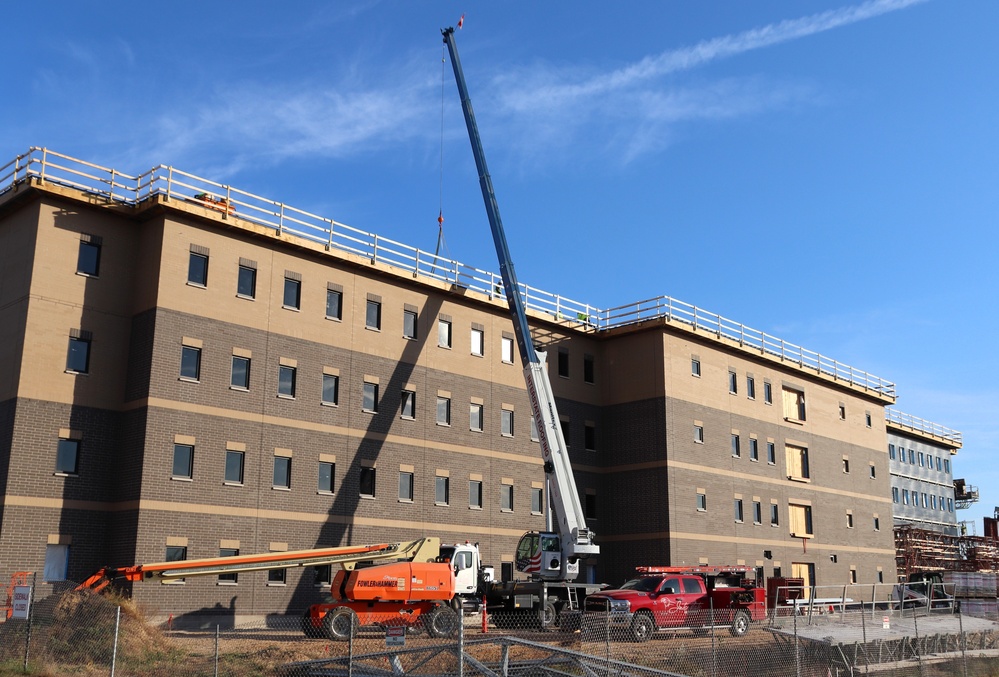 Fort McCoy’s fiscal year 2022-funded South Barracks Project surpasses 50 percent completion