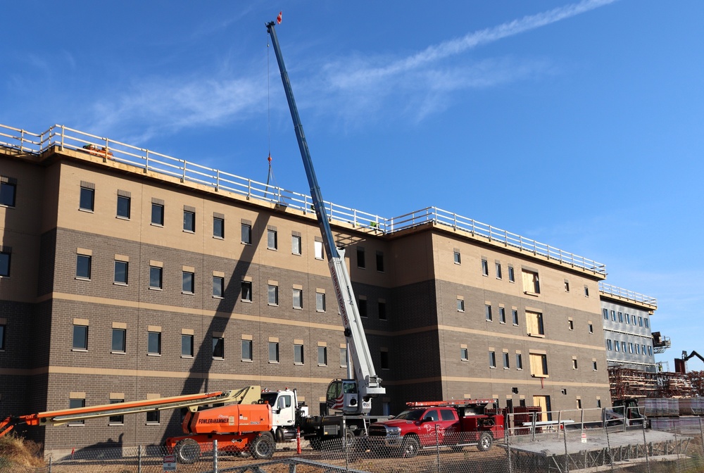 Fort McCoy’s fiscal year 2022-funded South Barracks Project surpasses 50 percent completion