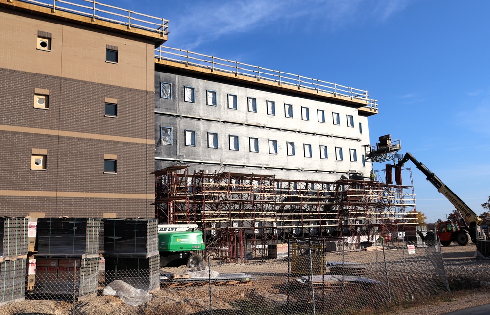 Fort McCoy’s fiscal year 2022-funded South Barracks Project surpasses 50 percent completion