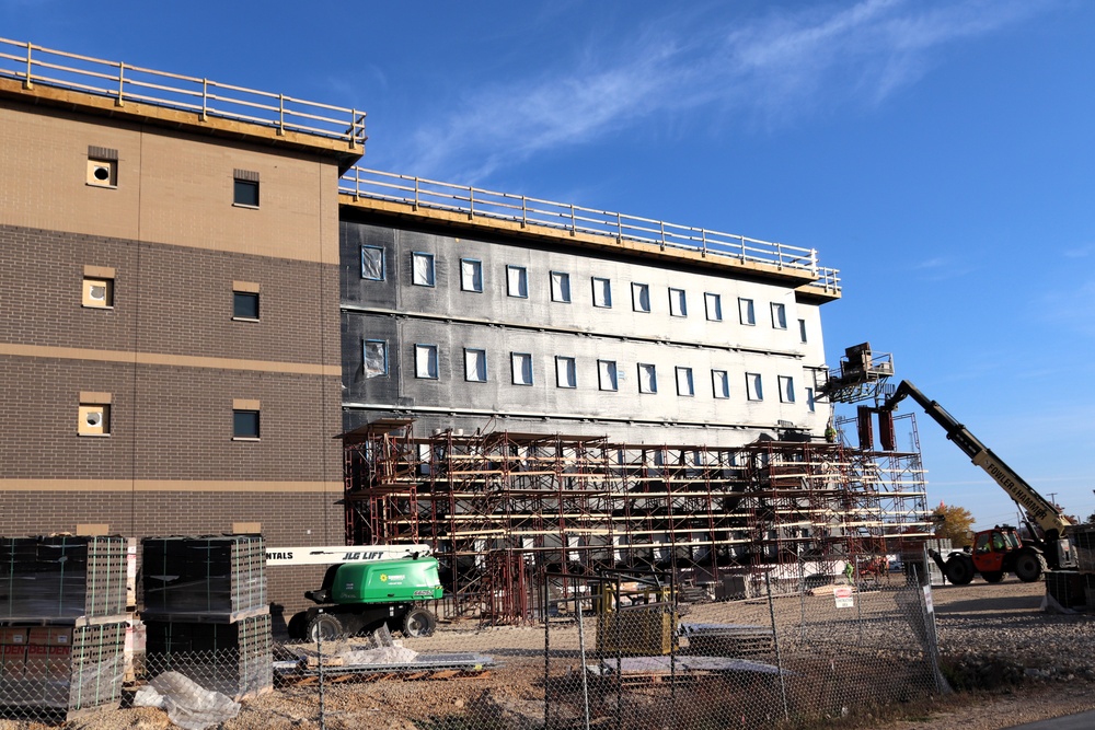 Fort McCoy’s fiscal year 2022-funded South Barracks Project surpasses 50 percent completion