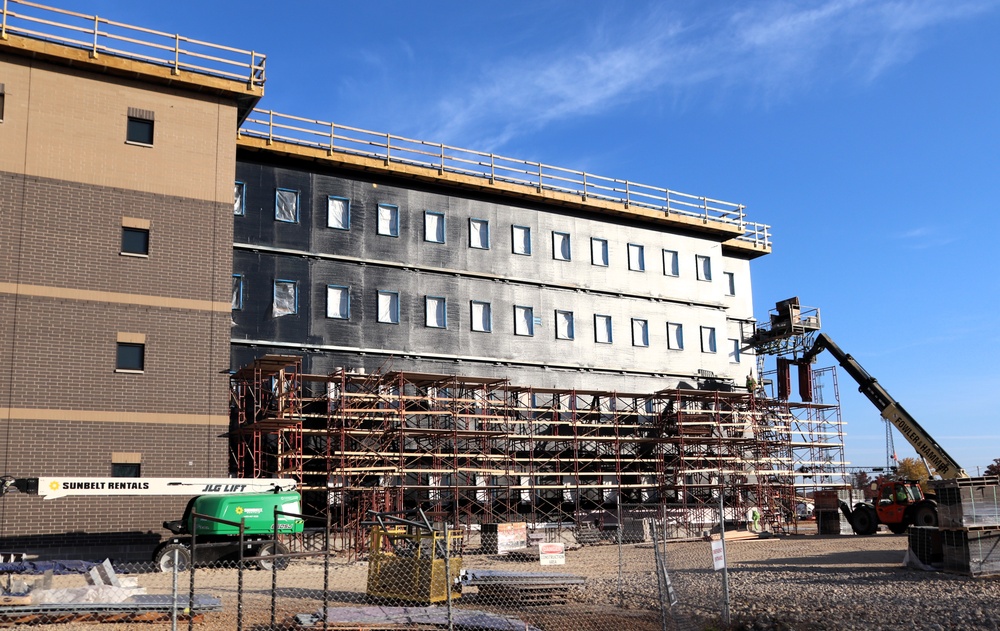 Fort McCoy’s fiscal year 2022-funded South Barracks Project surpasses 50 percent completion