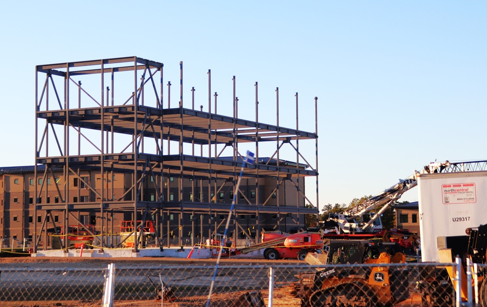 Fiscal year ’23-funded East Barracks Project at Fort McCoy enters rises to 14 percent complete