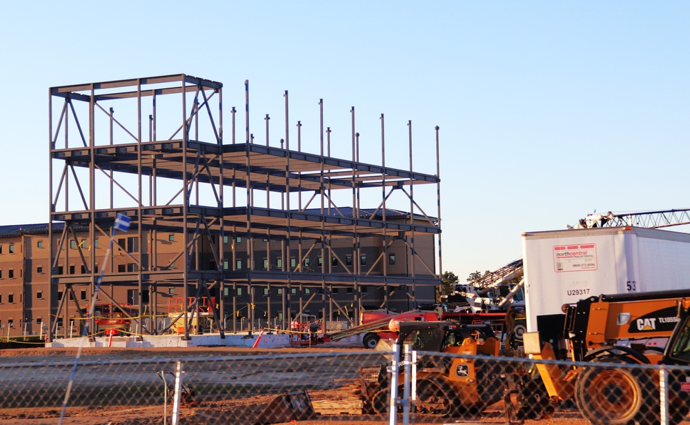 Fiscal year ’23-funded East Barracks Project at Fort McCoy enters rises to 14 percent complete