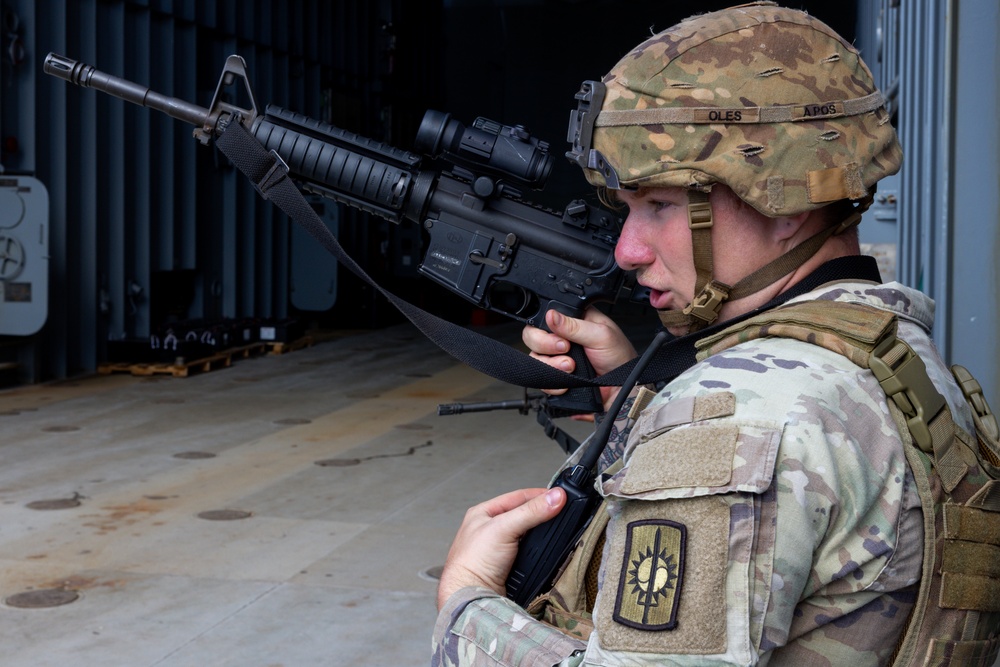 728th MP Protection Cell Vessel Training