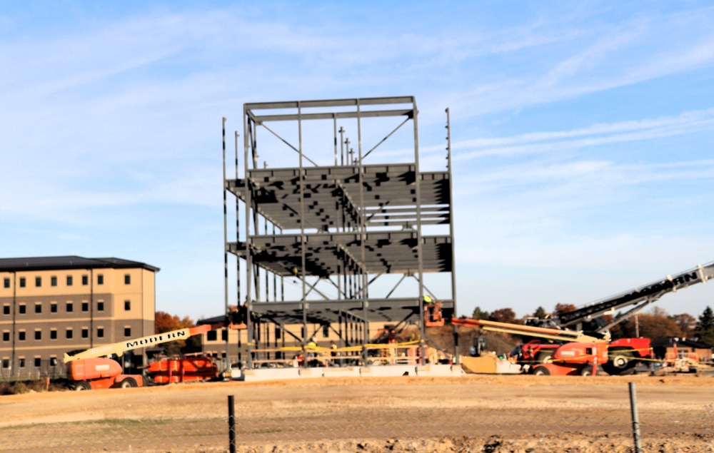 Fiscal year ’23-funded East Barracks Project at Fort McCoy enters rises to 14 percent complete