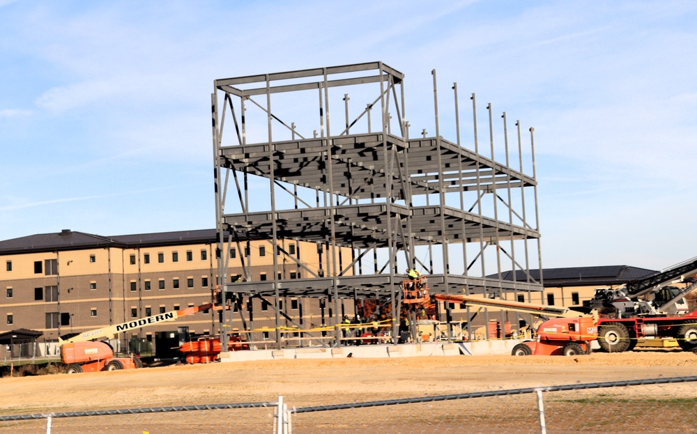 Fiscal year ’23-funded East Barracks Project at Fort McCoy enters rises to 14 percent complete