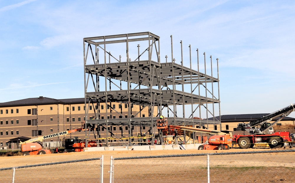 Fiscal year ’23-funded East Barracks Project at Fort McCoy enters rises to 14 percent complete