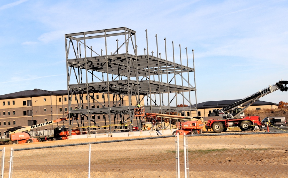 Fiscal year ’23-funded East Barracks Project at Fort McCoy enters rises to 14 percent complete