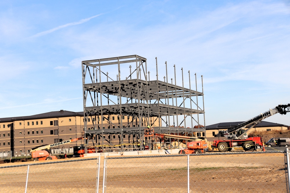 Fiscal year ’23-funded East Barracks Project at Fort McCoy enters rises to 14 percent complete