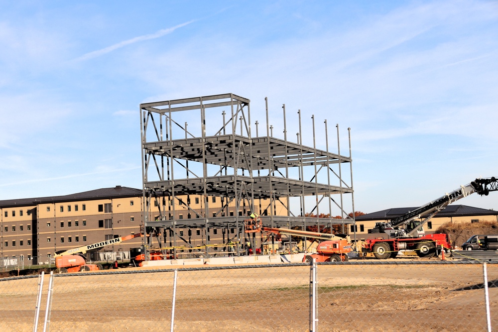 Fiscal year ’23-funded East Barracks Project at Fort McCoy enters rises to 14 percent complete