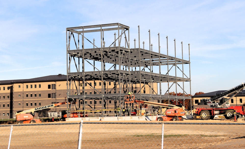 Fiscal year ’23-funded East Barracks Project at Fort McCoy enters rises to 14 percent complete