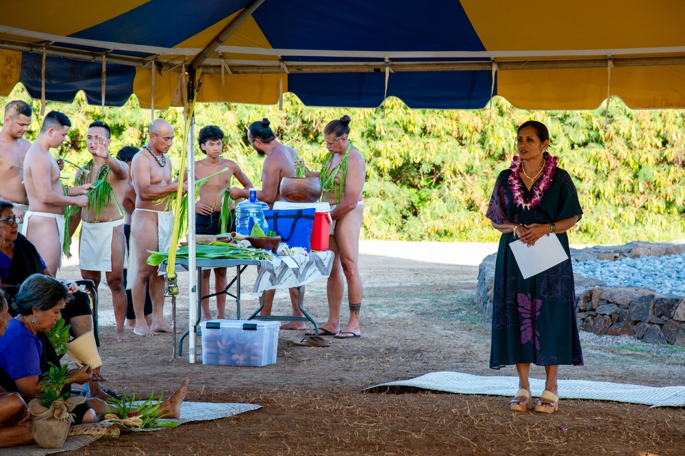 PMRF Hosts Aha ʻAwa Ceremony Rededicating Lua Kupapaʻu O Nohili (Crypt) Expansion for Safe Keeping of Iwi Kupuna